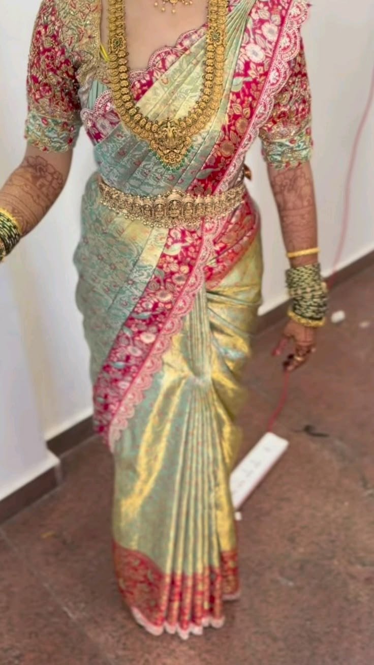 south indian bride look